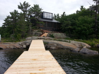 8ft x 24ft Floating Pontoon Dock in Georgian Bay 2.jpg